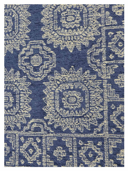 KAS Hudson 2469 Navy Transitional Tufted Rug - Rugs - KAS - Atlanta Designer Rugs