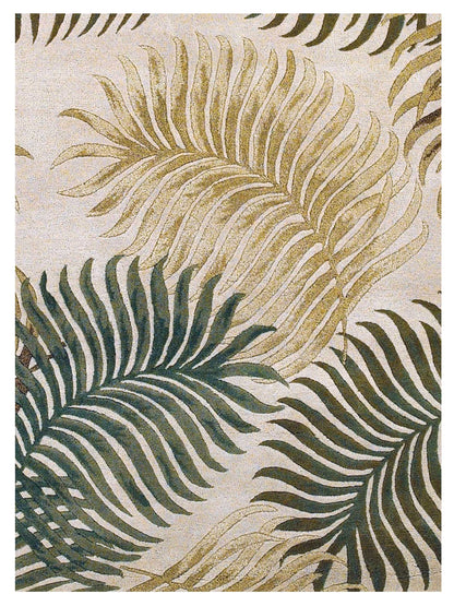 KAS Havana 2622 Natural Florals & Tropicals Tufted Rug - Rugs - KAS - Atlanta Designer Rugs