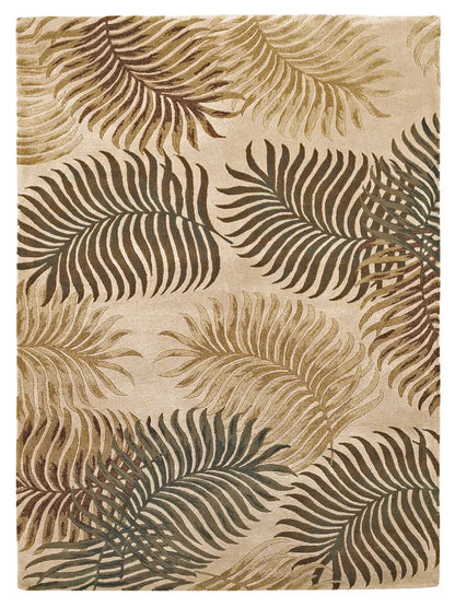 KAS Havana 2622 Natural Florals & Tropicals Tufted Rug - Rugs - KAS - Atlanta Designer Rugs