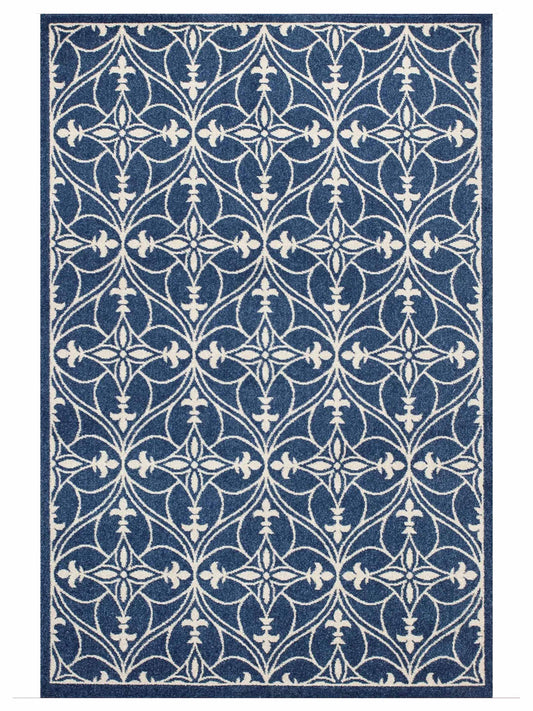 KAS Lucia 2755 Denim Indoor/Outdoor Machinemade Rug - Rugs - KAS - Atlanta Designer Rugs