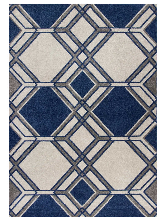 KAS Lucia 2768 Ivory Denim Indoor/Outdoor Machinemade Rug - Rugs - KAS - Atlanta Designer Rugs