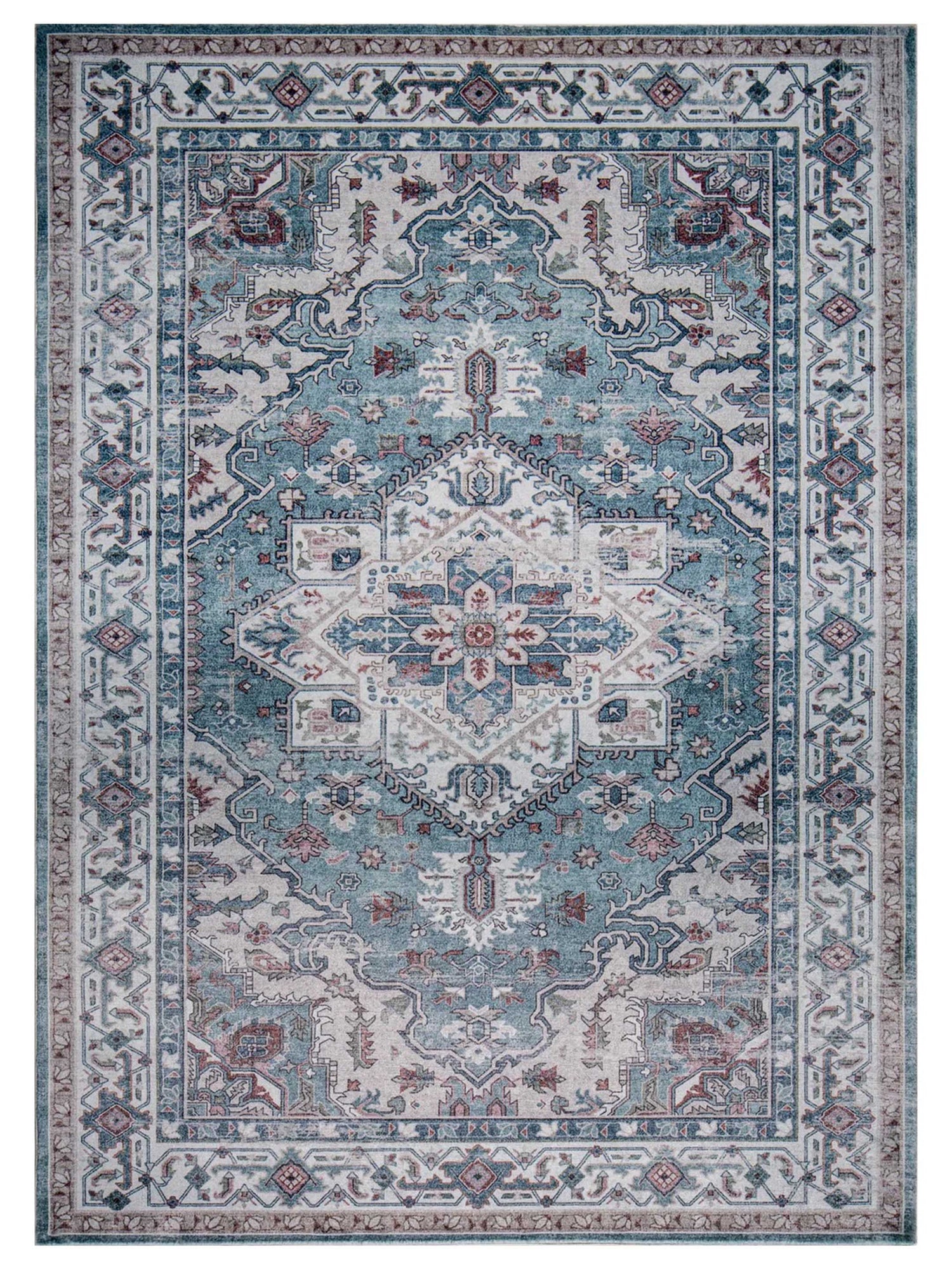 KAS Roxy 2822 Mint Grey Transitional Machinemade Rug - Rugs - KAS - Atlanta Designer Rugs
