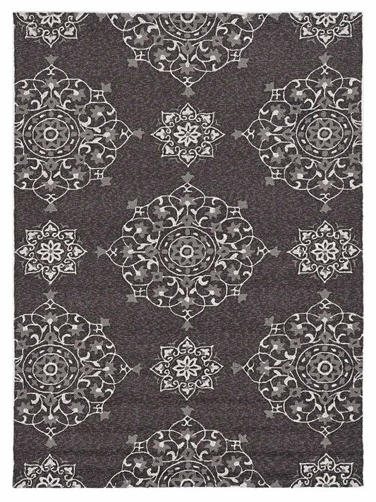 KAS Harbor 4207 Charcoal Transitional Knotted Rug - Rugs - KAS - Atlanta Designer Rugs