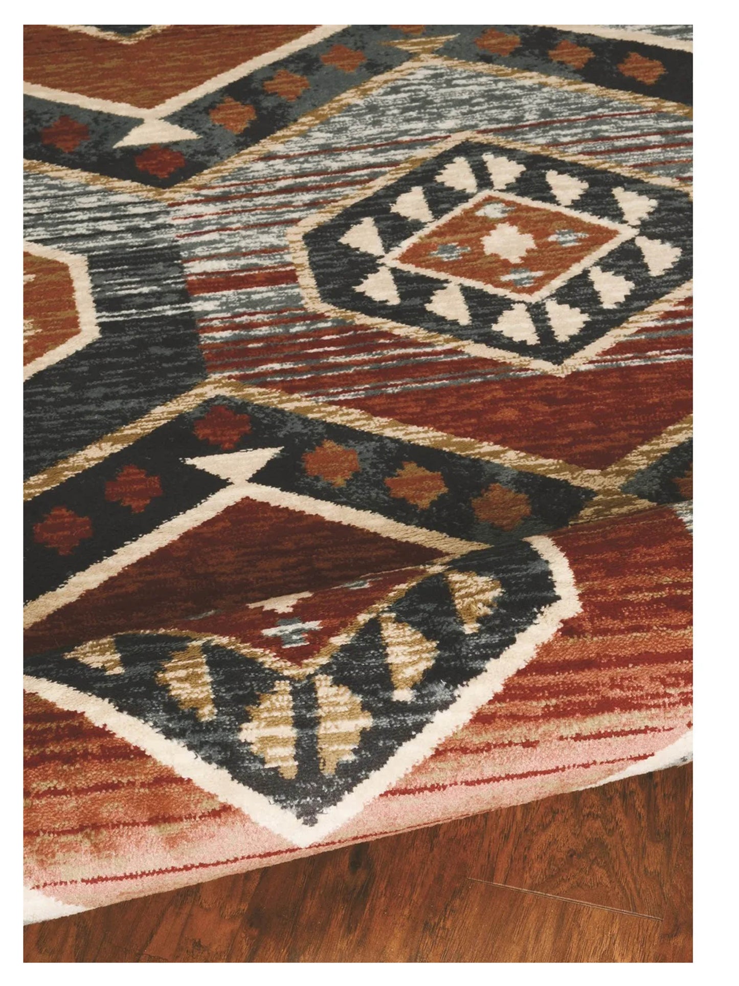 KAS Chester 5630 Red  Rustic & Lodge Machinemade Rug