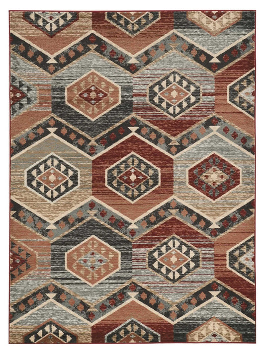 KAS Chester 5630 Red Rustic & Lodge Machinemade Rug