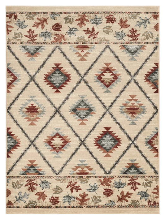 KAS Chester 5632 Ivory Rustic & Lodge Machinemade Rug