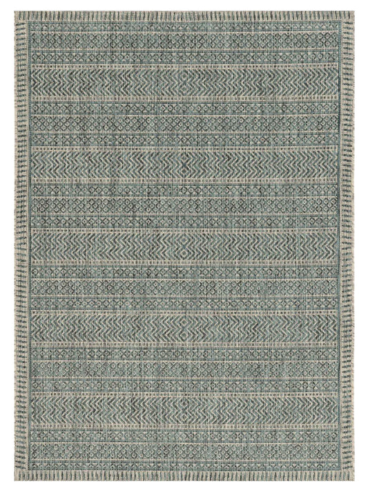KAS Provo 5755 Teal Indoor/Outdoor Machinemade Rug - Rugs - KAS - Atlanta Designer Rugs