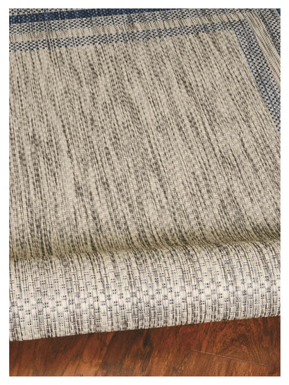 KAS Provo 5756 Grey Denim Indoor/Outdoor Machinemade Rug - Rugs - KAS - Atlanta Designer Rugs