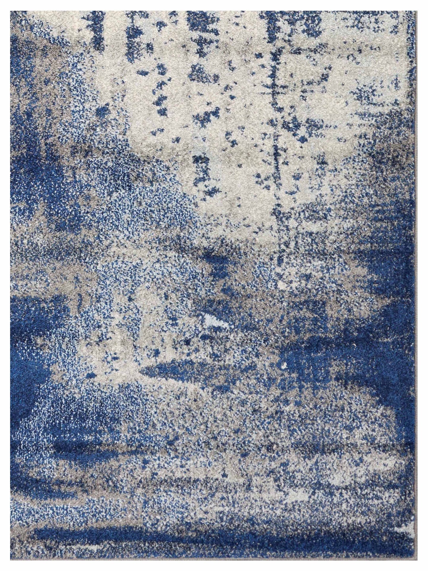 KAS Watercolors 6230 Ice Blue  Contemporary Machinemade Rug