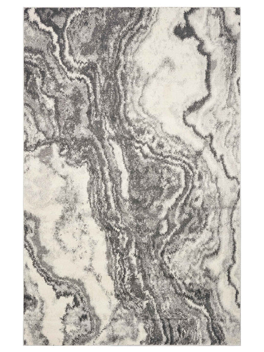 KAS Watercolors 6235 Ivory Grey Contemporary Machinemade Rug - Rugs - KAS - Atlanta Designer Rugs