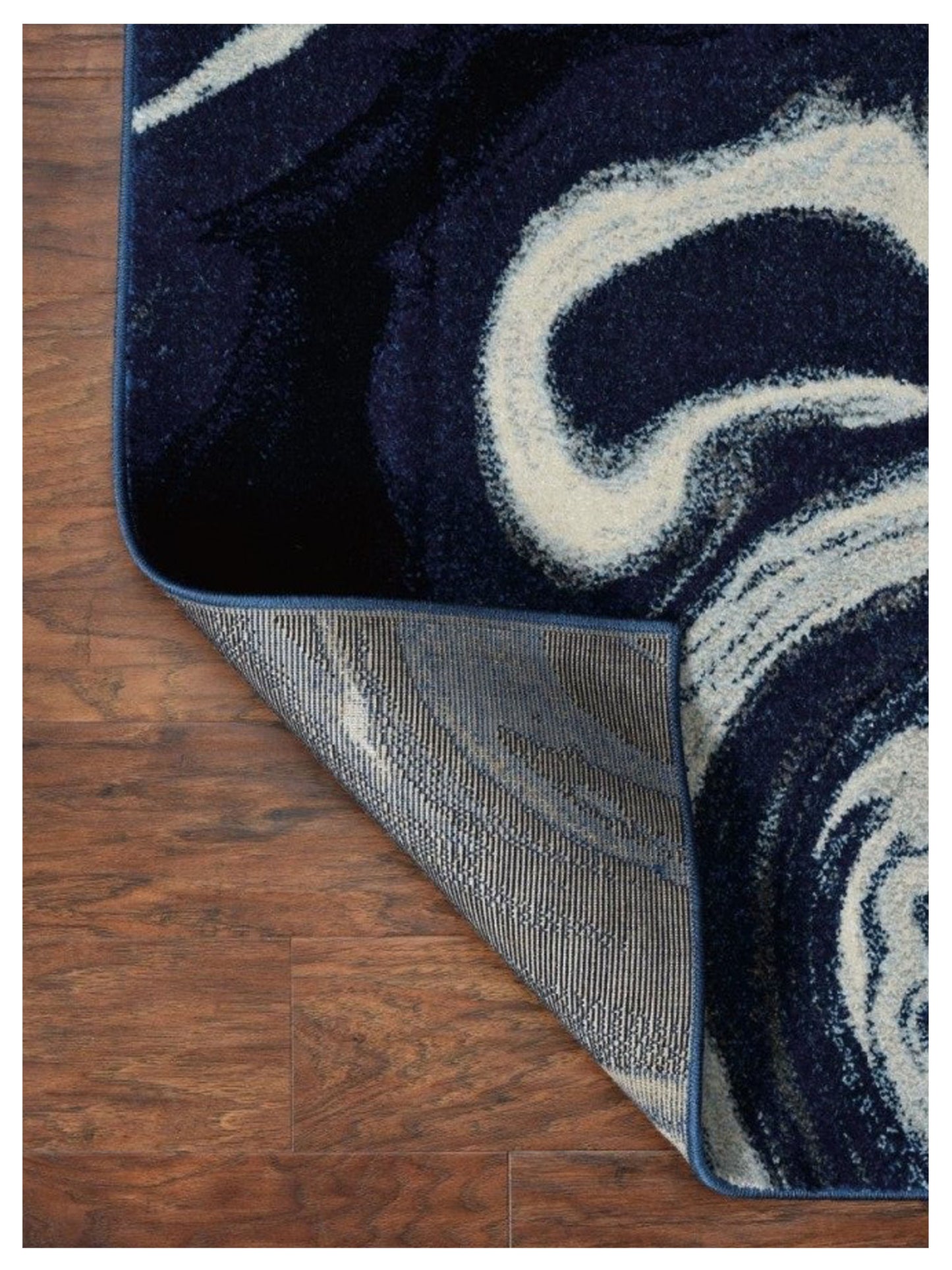 KAS Watercolors 6236 Blue  Contemporary Machinemade Rug