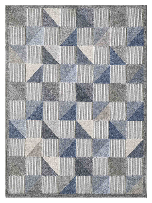 KAS Calla 6923 Blue Indoor/Outdoor Machinemade Rug - Rugs - KAS - Atlanta Designer Rugs