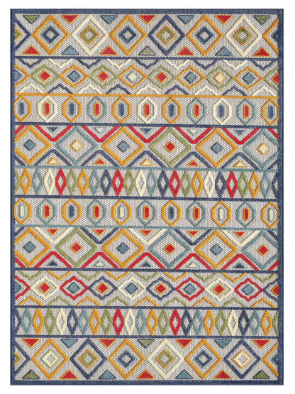 KAS Calla 6928 Ivory Multi Indoor/Outdoor Machinemade Rug - Rugs - KAS - Atlanta Designer Rugs