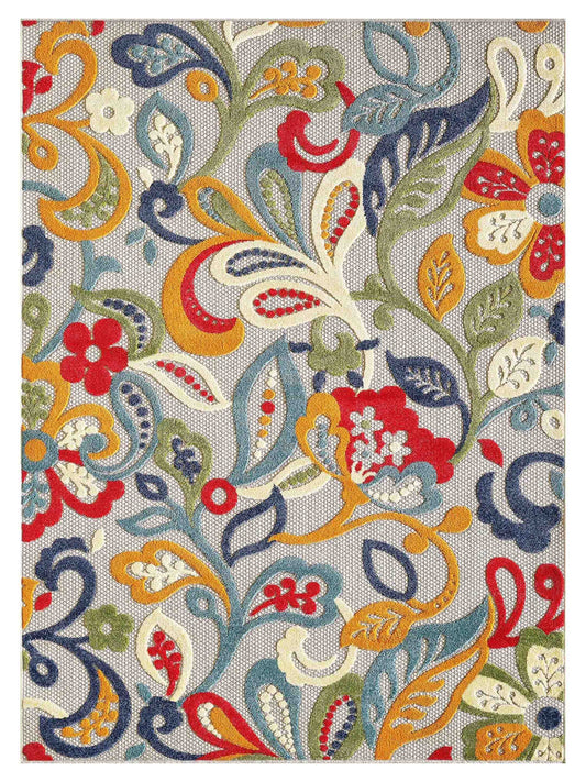 KAS Calla 6929 Ivory Multi Indoor/Outdoor Machinemade Rug - Rugs - KAS - Atlanta Designer Rugs