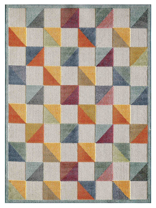 KAS Calla 6930 Ivory Multi Indoor/Outdoor Machinemade Rug - Rugs - KAS - Atlanta Designer Rugs