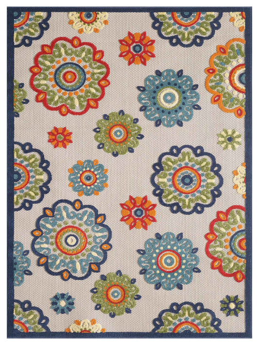 KAS Calla 6934 Ivory Indoor/Outdoor Machinemade Rug - Rugs - KAS - Atlanta Designer Rugs