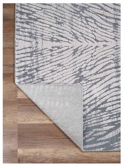 KAS LUNA 7140 Silver Blue Transitional Machinemade Rug - Rugs - KAS - Atlanta Designer Rugs