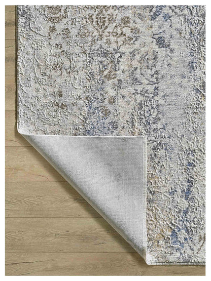 KAS Preston 8107 Ivory Blue Transitional Machinemade Rug - Rugs - KAS - Atlanta Designer Rugs