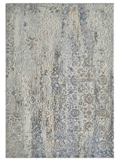 KAS Preston 8107 Ivory Blue Transitional Machinemade Rug - Rugs - KAS - Atlanta Designer Rugs