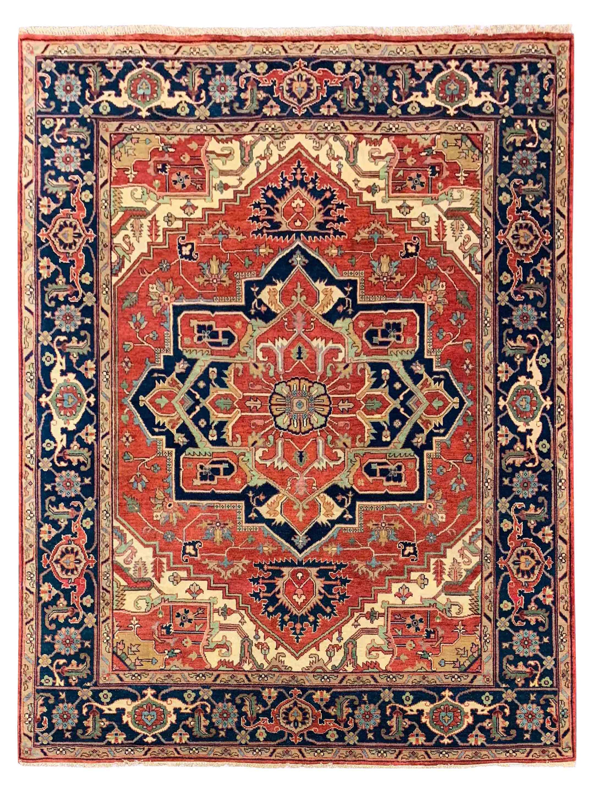 Artisan Helena L-1 Rust Traditional Knotted Rug