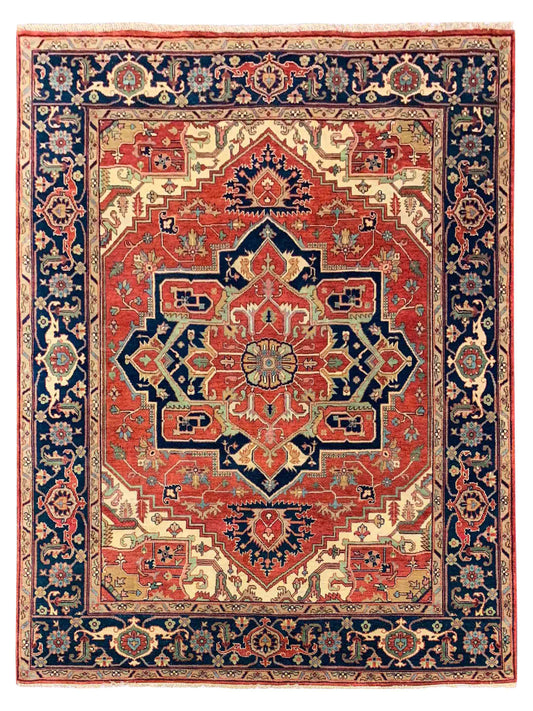 Super Helena SP-1015 Rust Traditional Knotted Rug