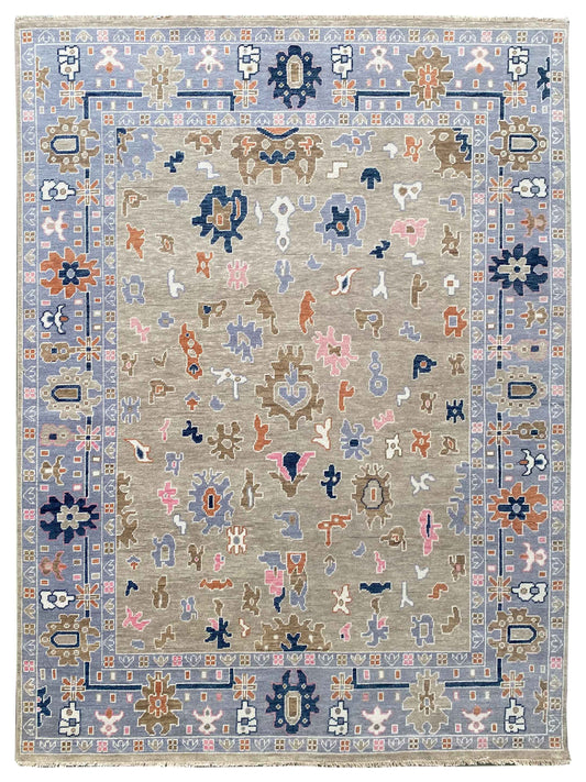 Super Blossom FB-554 Camel Traditional Knotted Rug