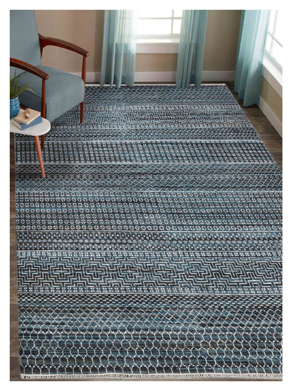 Limited LISMORE LI - 125 OCEAN BLUE Transitional Knotted Rug - Rugs - Limited - Atlanta Designer Rugs