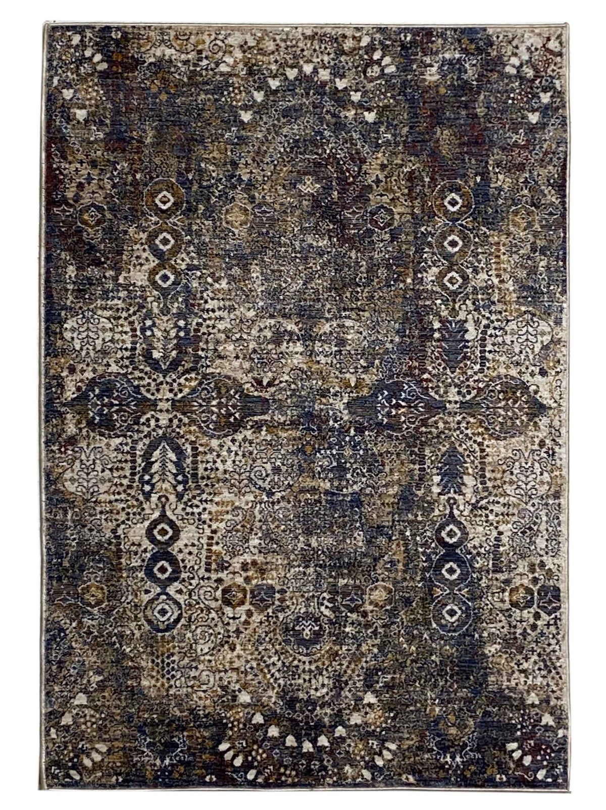 Dtk Rug Dk.Blue Traditional Machine Made Rug - 100% Polyester Rug – Atlanta ...