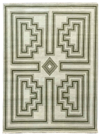 Artisan Blossom FB-559 Ivory Modern Knotted Rug