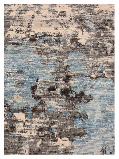 Artisan Marcia Grey Aqua Modern Machinemade Rug - Rugs - Artisan - Atlanta Designer Rugs