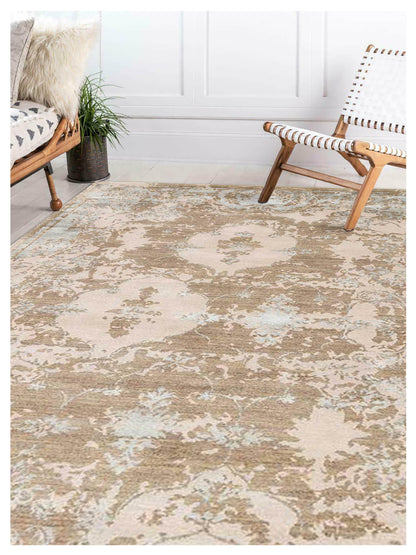 Limited MELBOURNE ME-259 Sand Transitional Knotted Rugs