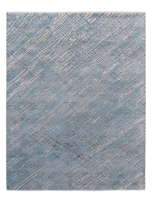 Limited MELBOURNE ME - 260 BLUE Transitional Knotted Rug - Rugs - Limited - Atlanta Designer Rugs