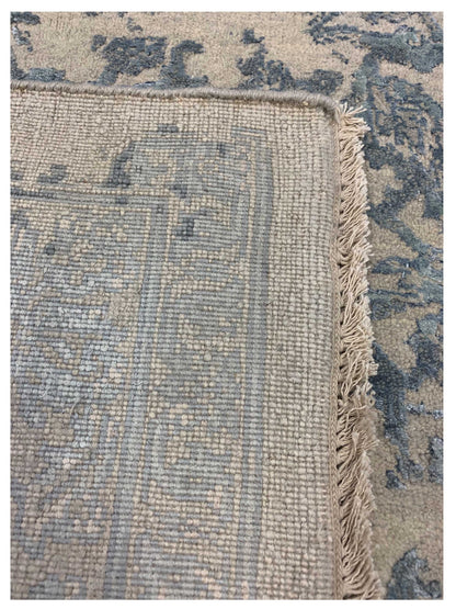 Artisan Reese Beige Blue Transitional Knotted Rug - Rugs - Artisan - Atlanta Designer Rugs