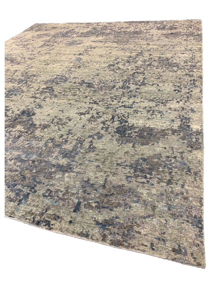 Artisan Toni Silver Grey Transitional Knotted Rug - Rugs - Artisan - Atlanta Designer Rugs