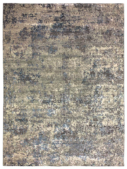 Artisan Toni Silver Grey Transitional Knotted Rug - Rugs - Artisan - Atlanta Designer Rugs