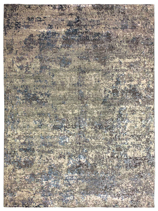 Artisan Toni Silver Grey Transitional Knotted Rug - Rugs - Artisan - Atlanta Designer Rugs