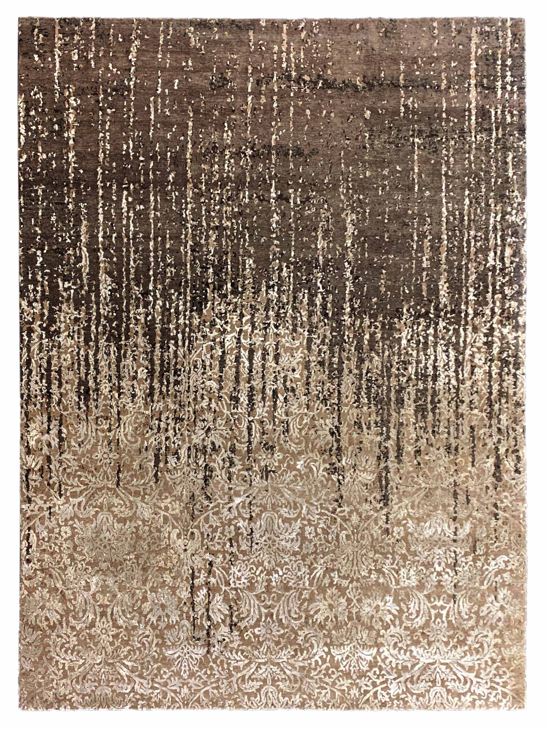 Toni Rug Artisan Toni Brown Transitional Knotted Rug – Atlanta Designer Rugs