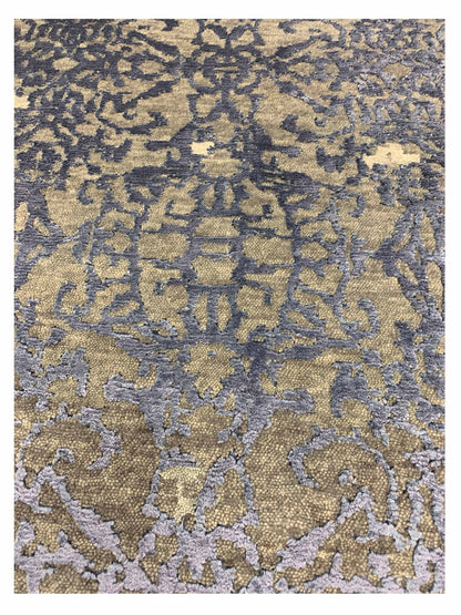 Artisan Toni Grey Blue Transitional Knotted Rug - Rugs - Artisan - Atlanta Designer Rugs