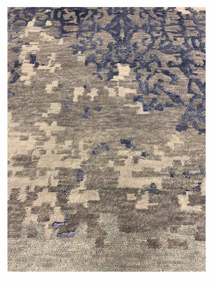 Artisan Toni Grey Blue Transitional Knotted Rug - Rugs - Artisan - Atlanta Designer Rugs