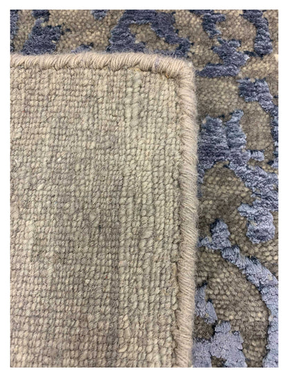Artisan Toni Grey Blue Transitional Knotted Rug - Rugs - Artisan - Atlanta Designer Rugs