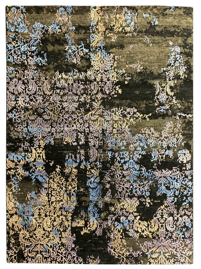 Artisan Toni Charcoal Multi Transitional Knotted Rug - Rugs - Artisan - Atlanta Designer Rugs