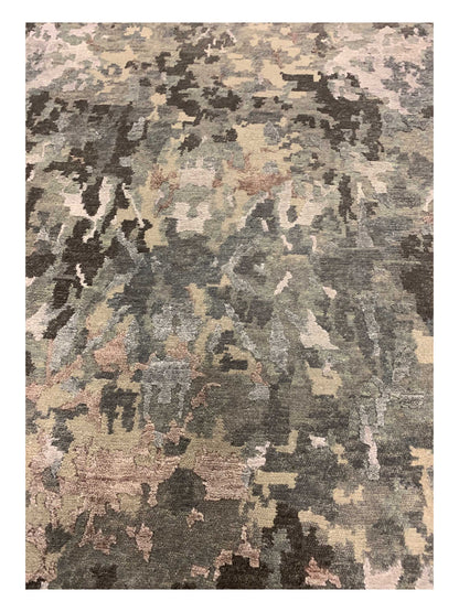 Artisan Mary Grey Lt.Lilac Contemporary Knotted Rug - Rugs - Artisan - Atlanta Designer Rugs