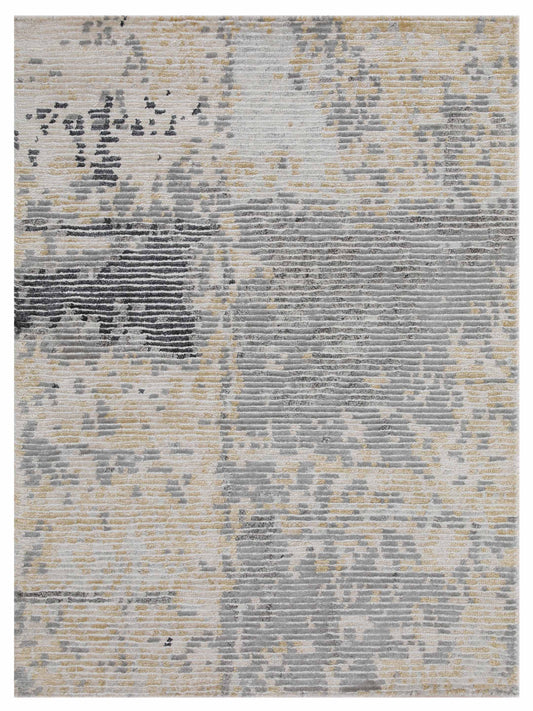 Artisan Mary MN-208 Gold Contemporary Knotted Rug