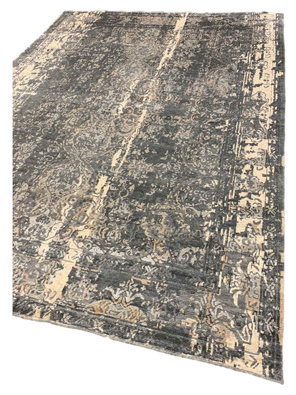 Artisan Mary  Dk.Grey  Contemporary Knotted Rug