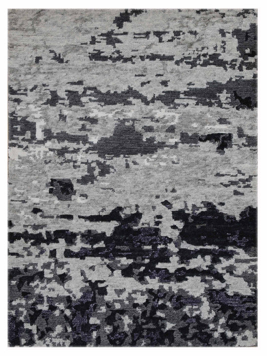 Artisan Mary MN-213 Grey Contemporary Knotted Rug