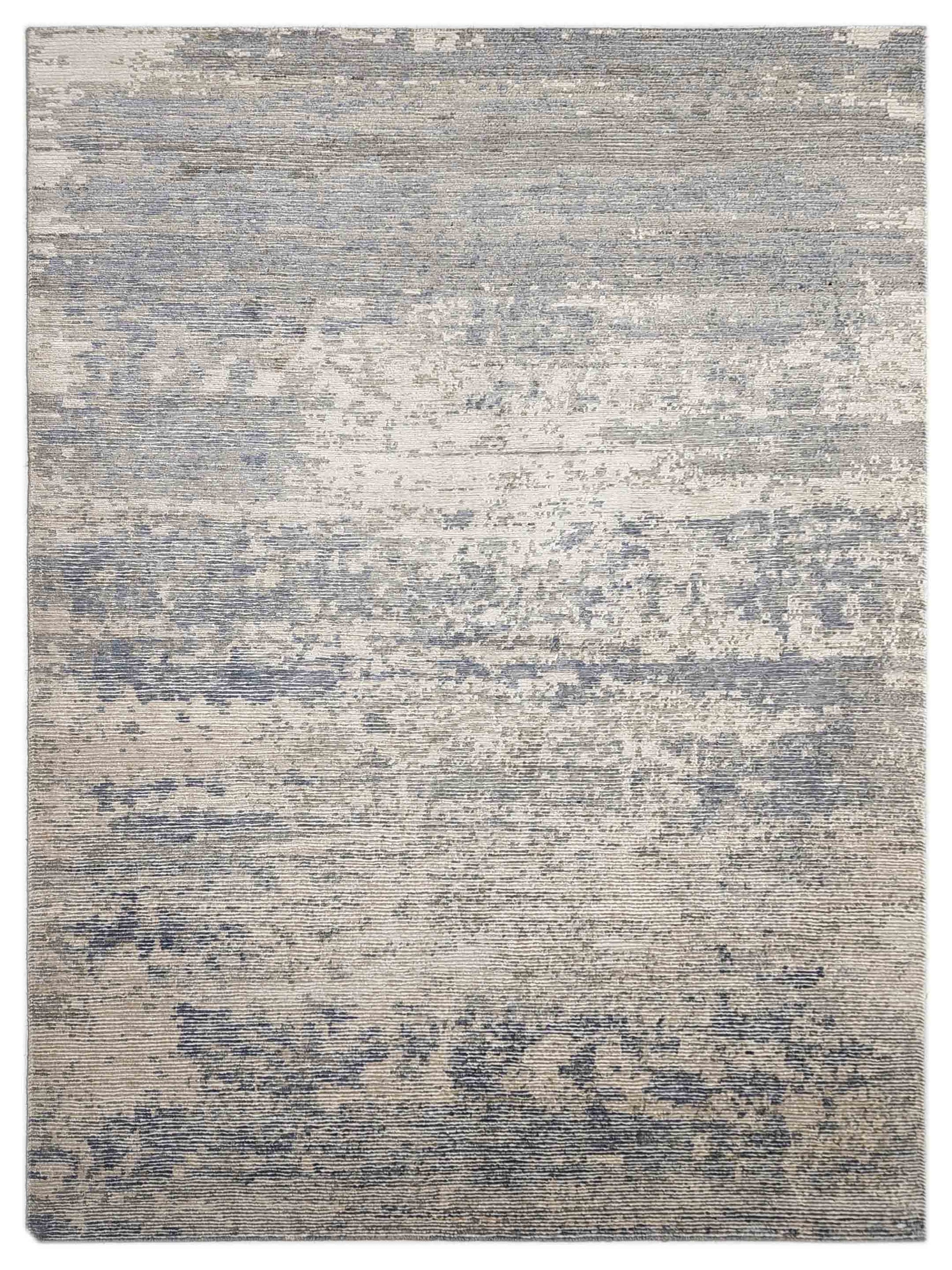 Artisan Mary MN-213 Silver Contemporary Knotted Rug