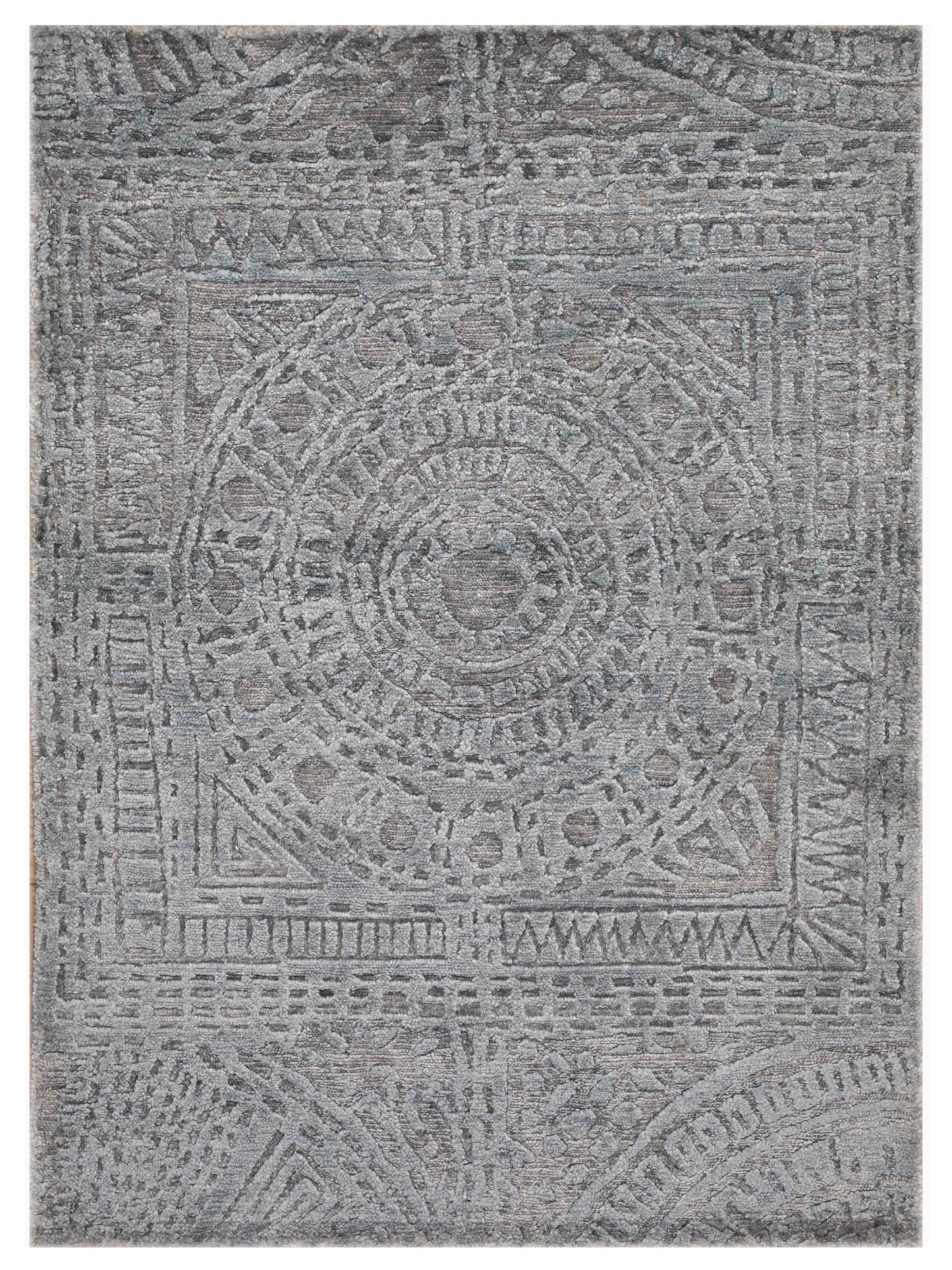 Artisan Mary MN-220 Lt.Green Contemporary Knotted Rug