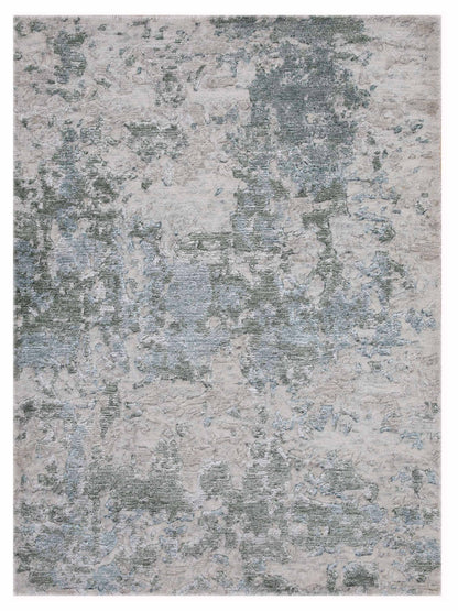 Artisan Mary Ivory Green Contemporary Knotted Rug - Rugs - Artisan - Atlanta Designer Rugs