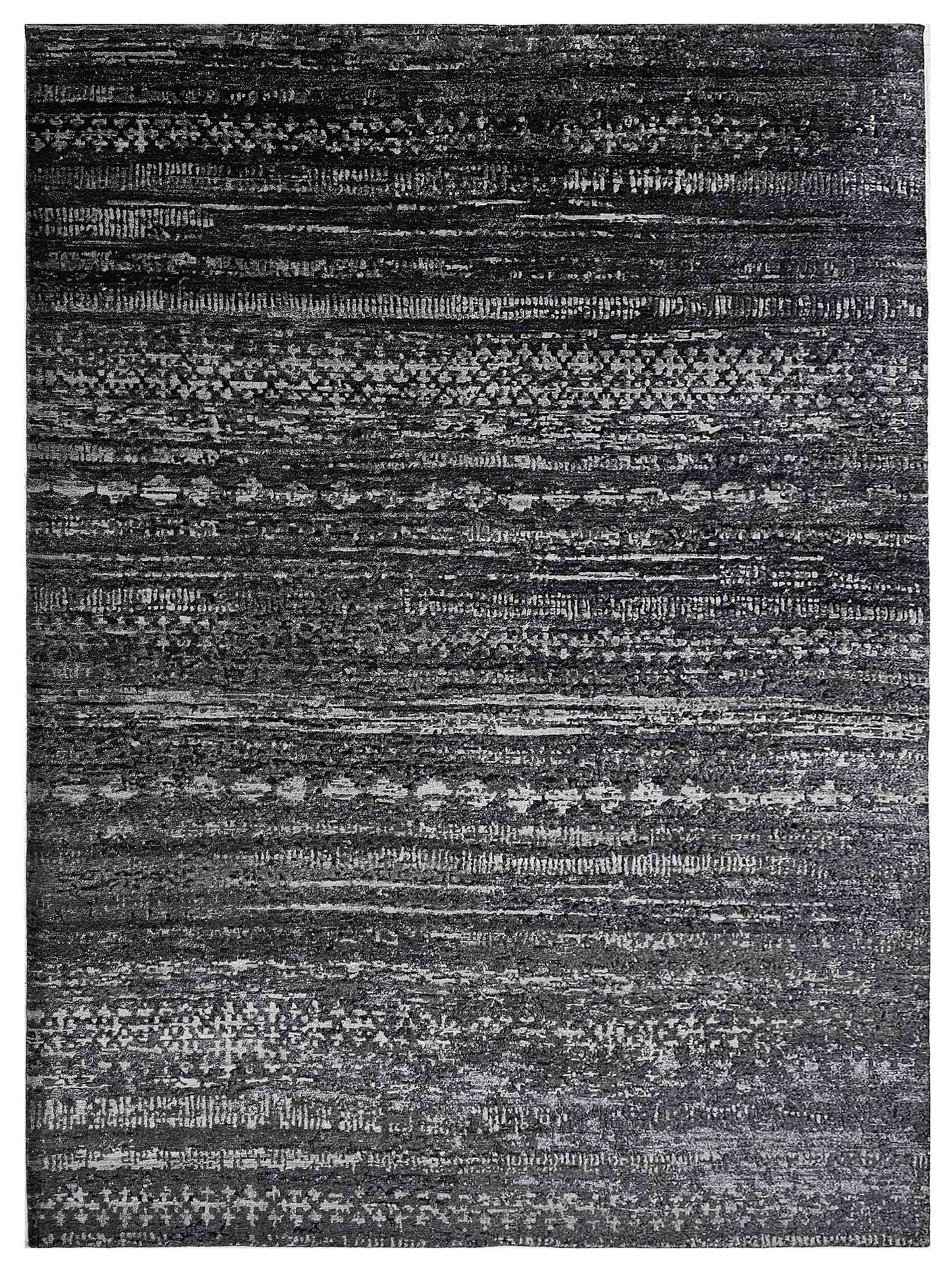 Artisan Mary MN-243 Carbon Contemporary Knotted Rug
