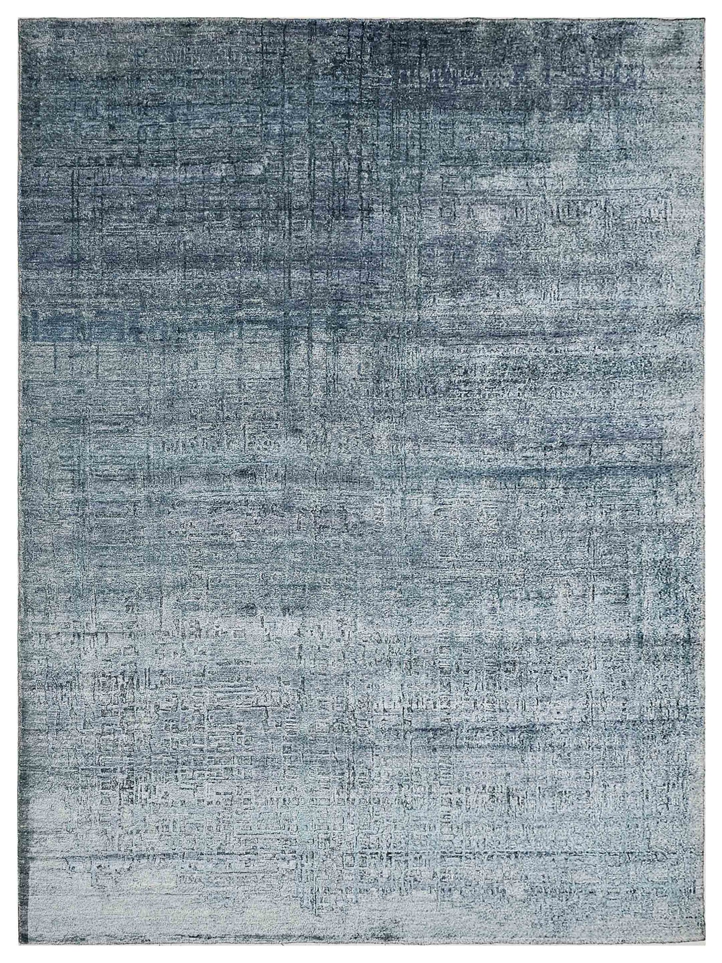 Artisan Mary MN-246 Green Contemporary Knotted Rug